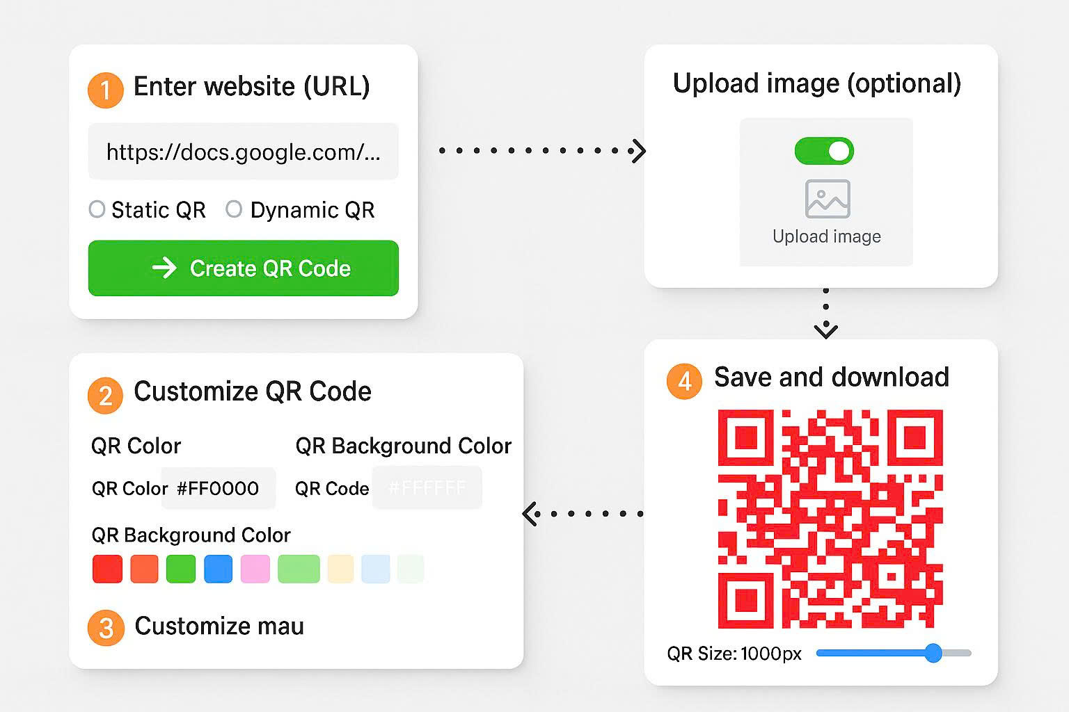 Como criar cores para códigos QR com o aplicativo qrcode-gen